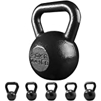 PROIRON Pesa Rusa de Hierro Fundido- Kettlebell para fisicoculturismo y Entrenamiento con Pesas (4-24kg)